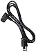 CablesOnline 3ft Right-Angle AC Power Cord Cable with 3-Conductor PC Power Connector (PC-303R)