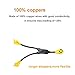 Epicord RV-Cord Y Adapter Cord (2) 30 Amp Male to 50 Amp RV Accessories Female Connector