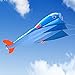 HENGDA KITE 3D Kite Huge Frameless Soft Parafoil Giant Blue Dolphin Breeze Kite