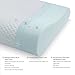 Memory Foam Pillows For Sleeping Contour Bamboo Cervical Cooling Gel Hypoallergenic antimicrobial Orthopedic Ergonomic Pillow Design in USA by Polar Sleep (Standard Size)