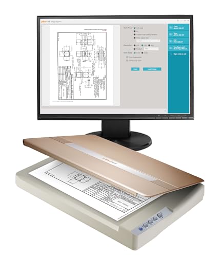 Plustek OpticSlim 1680 Flatbed Scanner