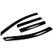 Auto Dynasty 4pcs Tape-On Window Visor Deflector Rain Guard Compatible with Nissan Murano 2009-2014, Acrylic