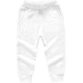 LNICEAR Toddler Boys Girls Solid Cotton Jogger Sweatpants Kids Casual Elastic Waist Pants Athletic Trousers with Pockets