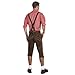 Gaudi-Leathers Men's Traditional Pants Long 46 Brown