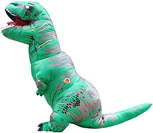 BIGPETS Inflatable Adult Dinosaur T-Rex Costume Suit Fancy Dress Halloween