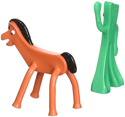 NJ Croce Gumby & Pokey Mini Bendable Pair