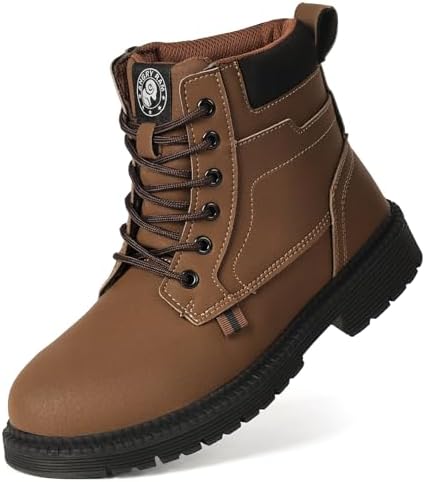 Angry Ram Steel Toe Men’s Work Boot with Padded Ankle-7 Amazon.com | ANGRYRAM Slip on Work Boots for Men Waterproof  main image 2