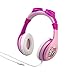 eKids Paw Patrol Skye and Everest Kids Headphones, Adjustable Headband, Stereo Sound, 3.5Mm Jack, Wired Headphones for Kids, Tangle-Free, Volume Control, Foldable, Childrens Headphones Over Ear for School H, Pink (PW-140SK)