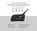 ideapro Wireless Bluetooth Interphone, 1200M Range 6 Riders Water Resistant Bluetooth Motorcycle Motorbike Helmet Intercom Interphone Headset for Riding, Trip, Cruise, Offroad, Snow Vnetphone