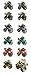 Dozen Pack - 12 Mini Butterfly Jaw Clips P864175-1-D
