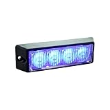 LAMPHUS SolarBlast 4W Volunteer Firefighter Emergency Vehicle LED Deck Grille Strobe Warning Light head ( OTHER COLOR AVAILABLE ) - BLUE