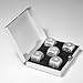 Aluminum Dice 5 in 1 Set Travel Case Deluxe Gift Souvenir