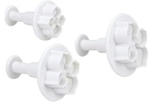 Fondant Cake Plunger Cutter Hydrangea Flower Baking Tools DIY Bakeware Tools 3 Pcs Durable Processing