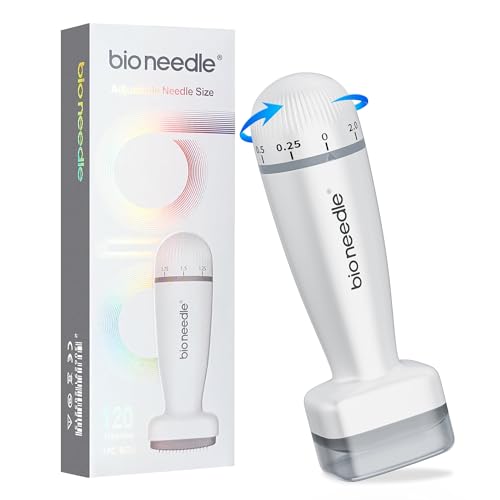 Derma Stamp Adjustable Bioneedle 120,Professional Microneedling Stamp, Best  Derma Roller