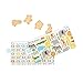 Bumkins Petit Collage Reusable Snack Bag Small 2 Pack, Safari Mix
