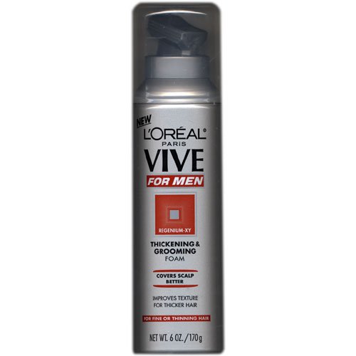 L'oreal Paris Vive For Men Thickening & Grooming Foam 6 Oz.