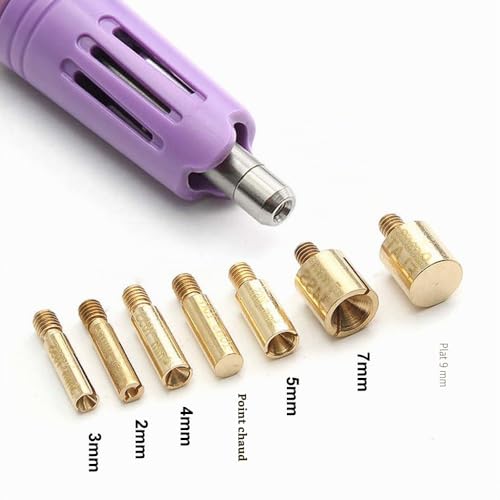 Afantti Hot Fix Rhinestone Applicator Tool Wand Stones Pen Gun | 7 Tips | 3000pcs Hotfix Rhinestones | for Clothing, Shoes, Hats, Fabric, Arts, Crafts