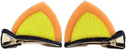 "Onomii Cute Cat Ears Hair Accessories Hairpin Girl Children" (yellow)