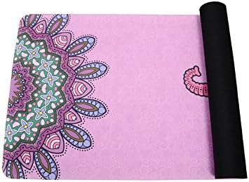 Yoga Mat Art Premium Printed Yoga Mat for Men and Women Gorgeous Printed Designs – Beautiful and Durable Excersize Mat 72"24"2" (Pink elephant)