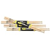 Sound Percussion Labs Hickory Drumsticks 4-Pack 7A Wood