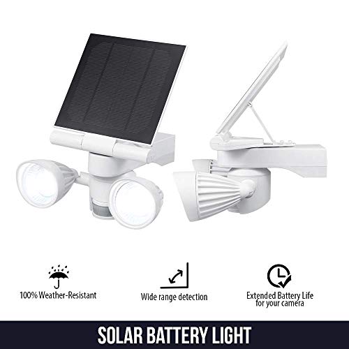 Wasserstein Blink Floodlight & Solar Panel Charger, MotionActivated, Compatible with Blink