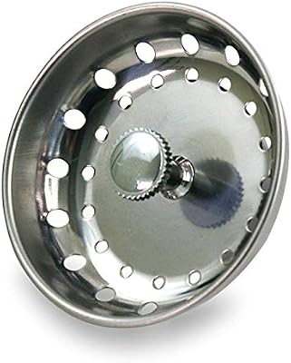 Everflow 7516 Kitchen Sink 3 1 2 Inch Stainless Steel Drain Assembly With Strainer Basket And Water Stopper Amazon Sg Home Improvement