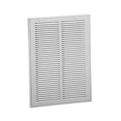 20 Inch X 30 Inch White Sidewall Ceiling Return Air Filter Grille
