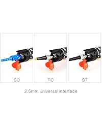 vfl-10mw Pen Type Localizador visual de fallos de aleación de aluminio 10 km, Fiber Optic Cable Tester Meter con 2,5 mm conector universal para CATV Ingeniería Mantenimiento de telecomunicaciones