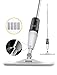 DEERMA Spray Mop for Floor Cleaning with Microfiber Reusable Washable Pad Refills, 360 Rotation Flat Mop for Hardwood Laminate Ceramic Tile Floor, 4 Mop Pads