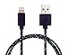 iPhone Charger Lightning Cable 6ft -[Apple MFi Certified] Series - Sync & Charging Cord for iPhone 7 Plus 6S Plus 6 Plus SE 5S 5C 5, iPad 2 3 4 Mini Air Pro, iPod (Black)