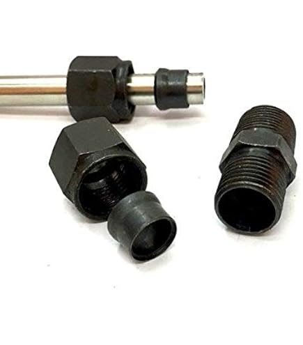 SuperWhole Doppel-Schnappringverschraubung 10mm – 304 Edelstahl Rohrverbinder Für 3/8 Zoll Rohre