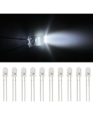 Automotive Parts and Accessories: Partsam 10Pcs White 4.7mm Mini LED Bulbs Instrument Cluster Panel Backlight Gauge Lights 12V 95ma - Partsam