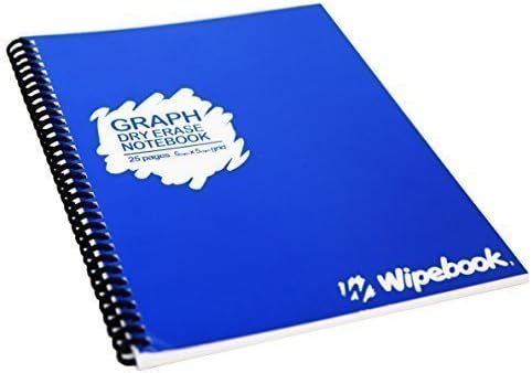 Wipebook Dry Erase Notebook (Graph)