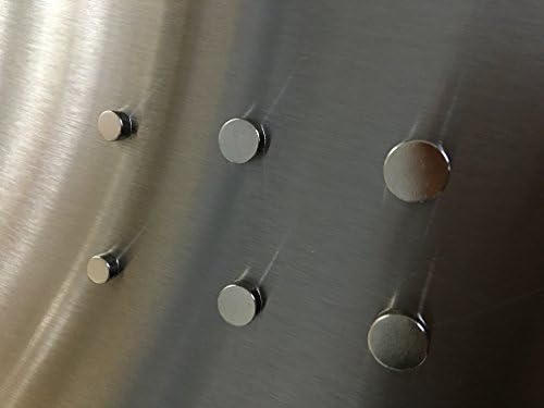 Magnets For Refrigerator, Science, Crafts 33Pcs 3 Type Of Stainless Steel Craft Magnet, Durable Fridge Round Sliver Magnets For Multi-Use