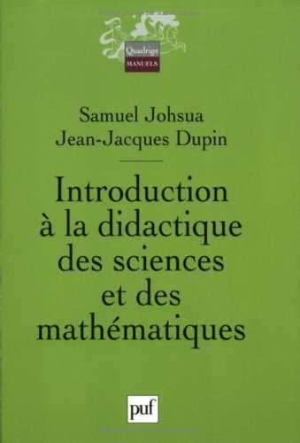 Introduction à la didactique des sciences et des mathématiques