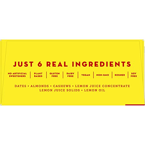 LARABAR LEMON BAR FRUIT AND NUT BARS, GLUTEN FREE AND VEGAN, 19.2 OZ, 12 CT