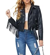 Bellivera Women Faux Leather Casual Jacket, Fall and Spring Fashion Motorcycle Bike Coat