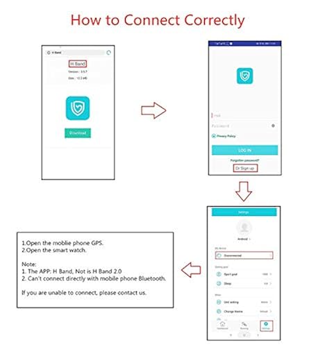 GOKOO Smart Watch for Women with All-Day Heart Rate Blood Pressure
