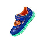 Shinmax LED Kid Shoes, LED Sneakers Sport Shoes Spring-Summer-Autumn Breathable 7 Colors LED Shoes USB Rechargable Kid shoes Led Sneakers