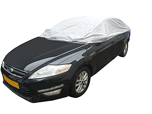 OLPRO Water Resistant Nylon Car Top Cover - Large - Protects from Water, UV Rays, Frost, Snow and Ice, winter and all-season car cover, cover for snow, frost guard