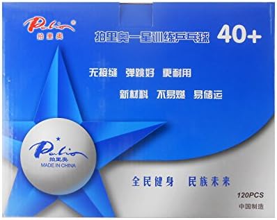 120PCS Palio 1 Star 40+ New Materials White Training Table Tennis Balls