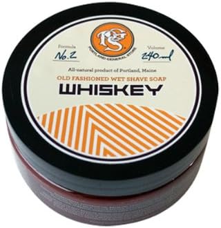 Portland General Store Whiskey Old-Fashioned Wet Shave Soap
