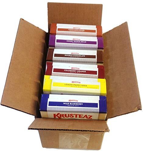 Krusteaz Muffin Mix Variety Pack #2 + Baking Liner. Flavors: Cranberry Orange; Blueberry; Lemon Poppy Seed; Double Chocolate; Cinnamon Swirl; Honey Raisin Bran. Bundle of 6 Muffin Mix Care Package - Thumbnail 4