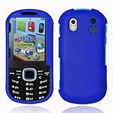 Rubberized Solid Snap-On Hard Case Cover For Samsung Intensity II 2 SCH U460 NEW - Blue