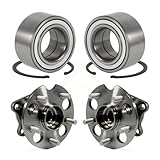 Front Rear Wheel Bearing And Hub Assembly Kit For