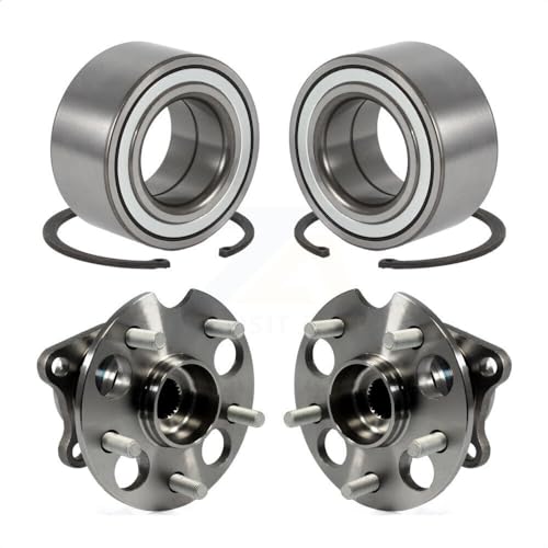 Front Rear Wheel Bearing And Hub Assembly Kit For
