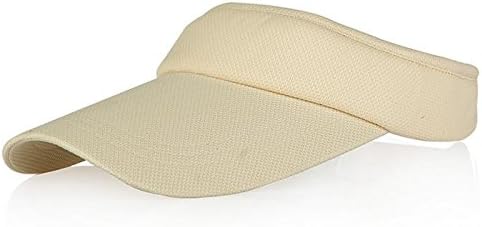 Multiple Colors Sun Visors for Women and Girls, Long Brim Thicker Sweatband Adjustable Hat for Golf Cycling Fishing…