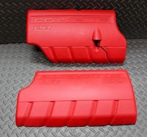 Performance Corvettes 2006-2013 Corvette C6 Z06 ZO6 LS7 7.0L Engine Covers Fuel Rail Red OEM GM