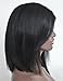 Chantiche Best Light Yaki Short Bob Cut Silk Top Lace Front Wigs Human Hair 3