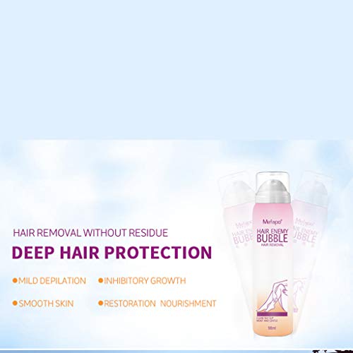Sonmer Mefapo Hair Removal Bubble Cream, No Damage No Pain Anti allergic Depilatories - Thumbnail 4